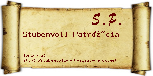 Stubenvoll Patrícia névjegykártya